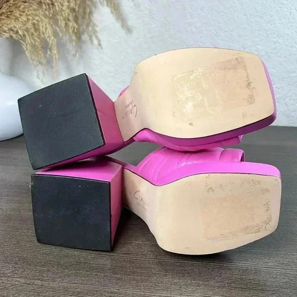 Circus by Sam Edelman Marlie Women's Size 5 Pink Crush Platform Sandal Shoes - Picture 13 of 16